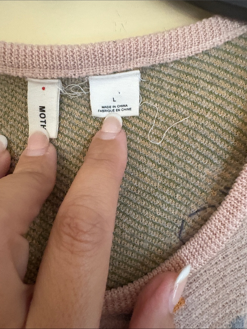 Anthropologie Blush Pink Embroidered Floral Peplum Cardigan - Picture 3 of 4